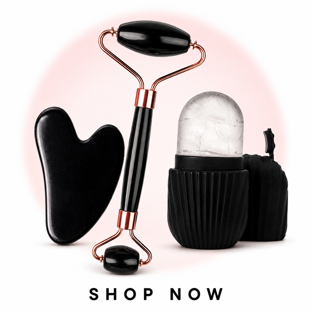 Ice Face Roller & Gua Sha Facial Massage Tool