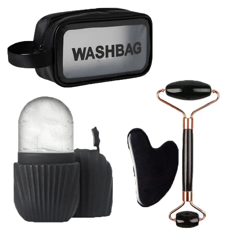 Ice Face Roller & Gua Sha Facial Massage Tool