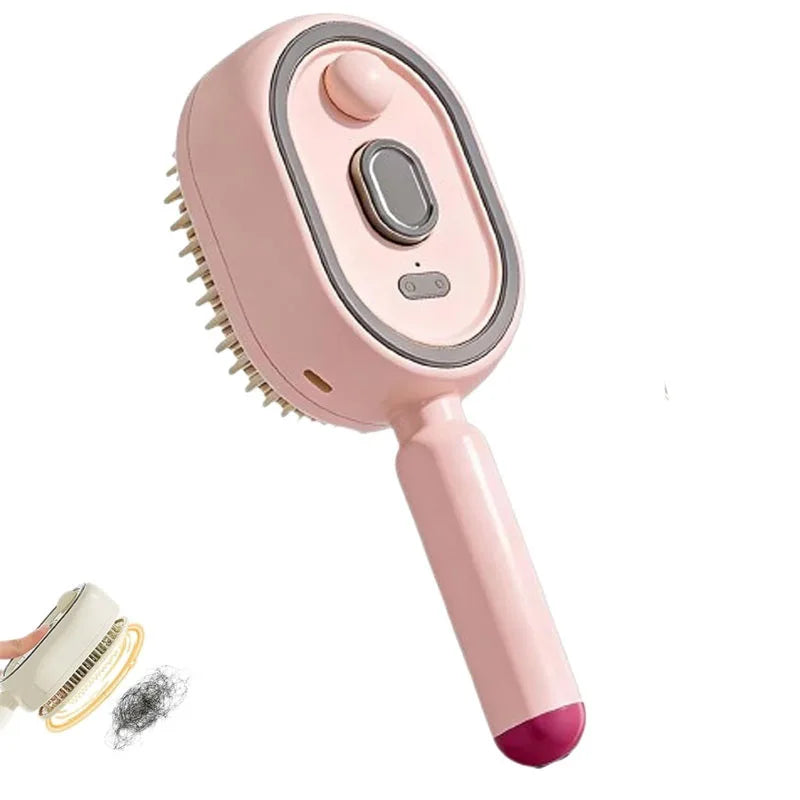 GlowBrush™ Massage Comb 💆‍♀️✨ — Mist, Massage & Detangle