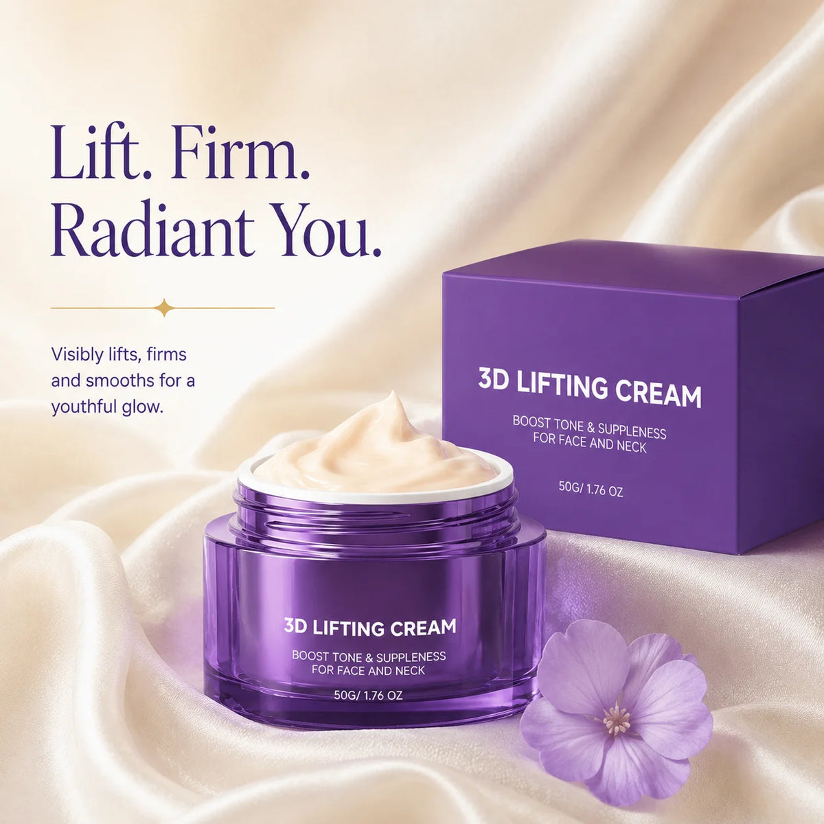 LiftGlow™ Peptide Cream ✨💖 — Smooth-Looking Skin, Youthful Glow
