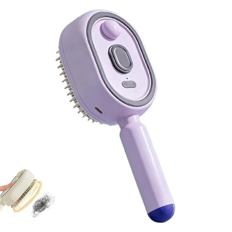 GlowBrush™ Massage Comb 💆‍♀️✨ — Mist, Massage & Detangle